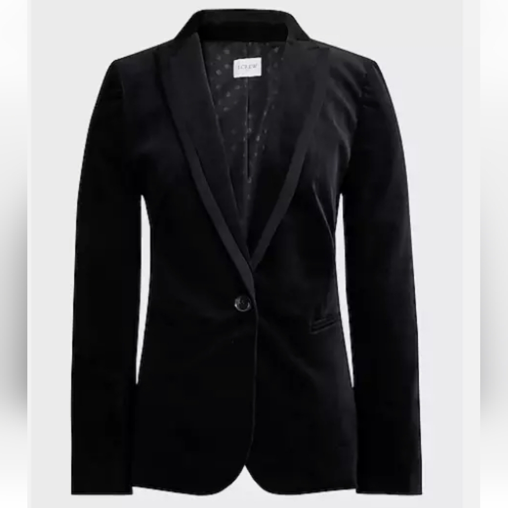 Jcrew velvet blazer